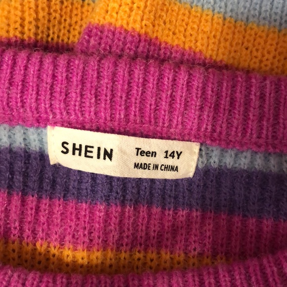 Multicolored Striped Pullover Sweater - Picture 5 of 8